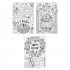 Rico-Design Lente Sjablonen 3 stuks voor Ramen (Window Chalk Art) (08792.83.02)